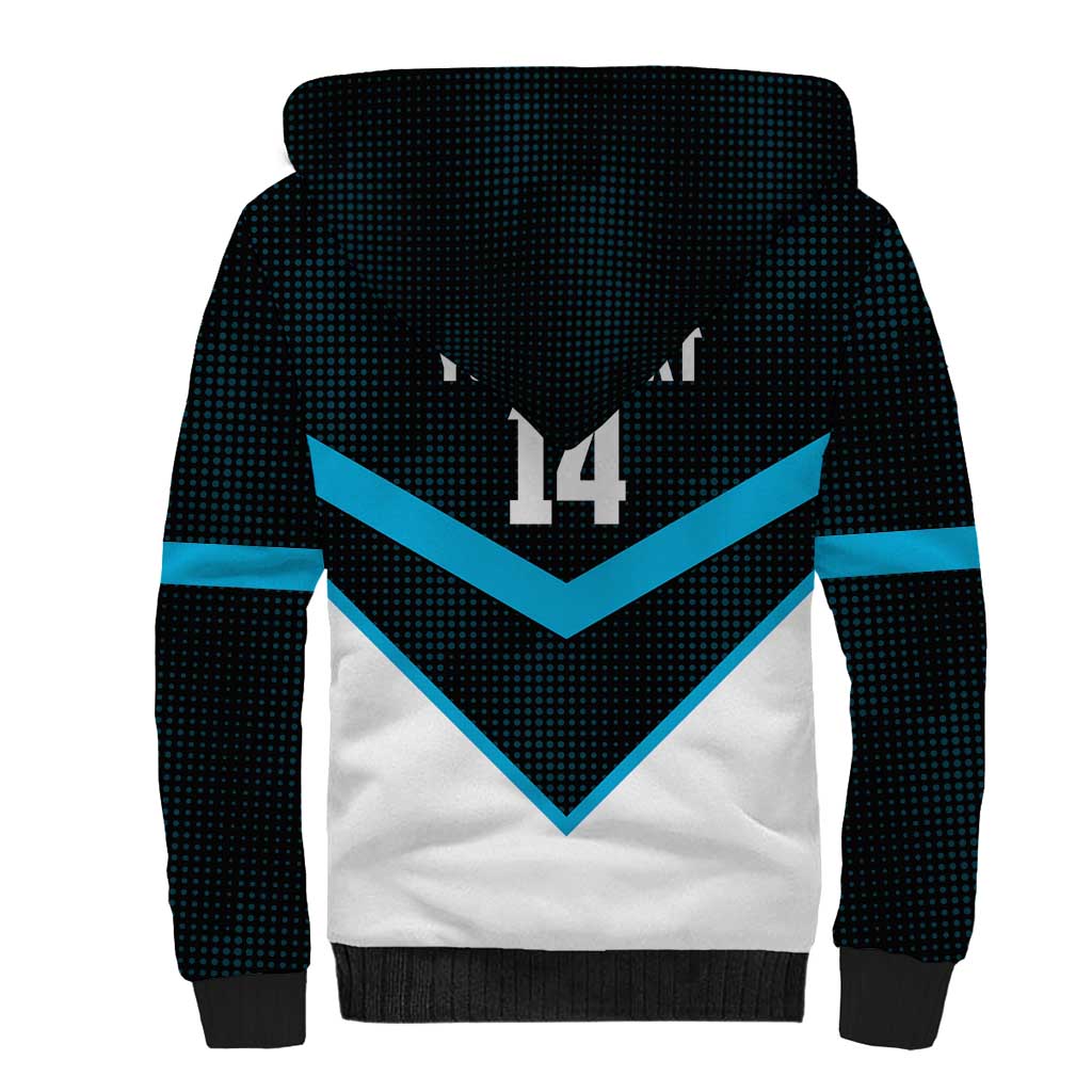 Cronulla-Sutherland Sharks Custom Sherpa Hoodie Go Sharkies 2026 Version