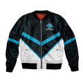 Cronulla-Sutherland Sharks Custom Sleeve Zip Bomber Jacket Go Sharkies 2026 Version