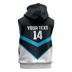 Cronulla-Sutherland Sharks Custom Sleeveless Hoodie Go Sharkies 2026 Version