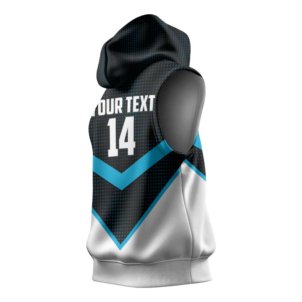 Cronulla-Sutherland Sharks Custom Sleeveless Hoodie Go Sharkies 2026 Version