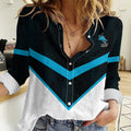 Cronulla-Sutherland Sharks Custom Women Casual Shirt Go Sharkies 2026 Version