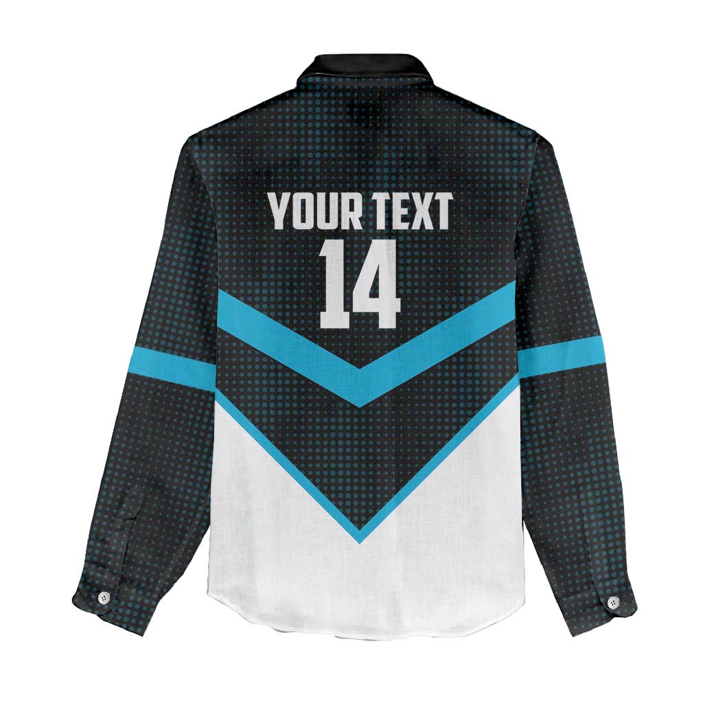 Cronulla-Sutherland Sharks Custom Women Casual Shirt Go Sharkies 2026 Version