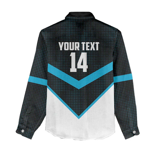Cronulla-Sutherland Sharks Custom Women Casual Shirt Go Sharkies 2026 Version