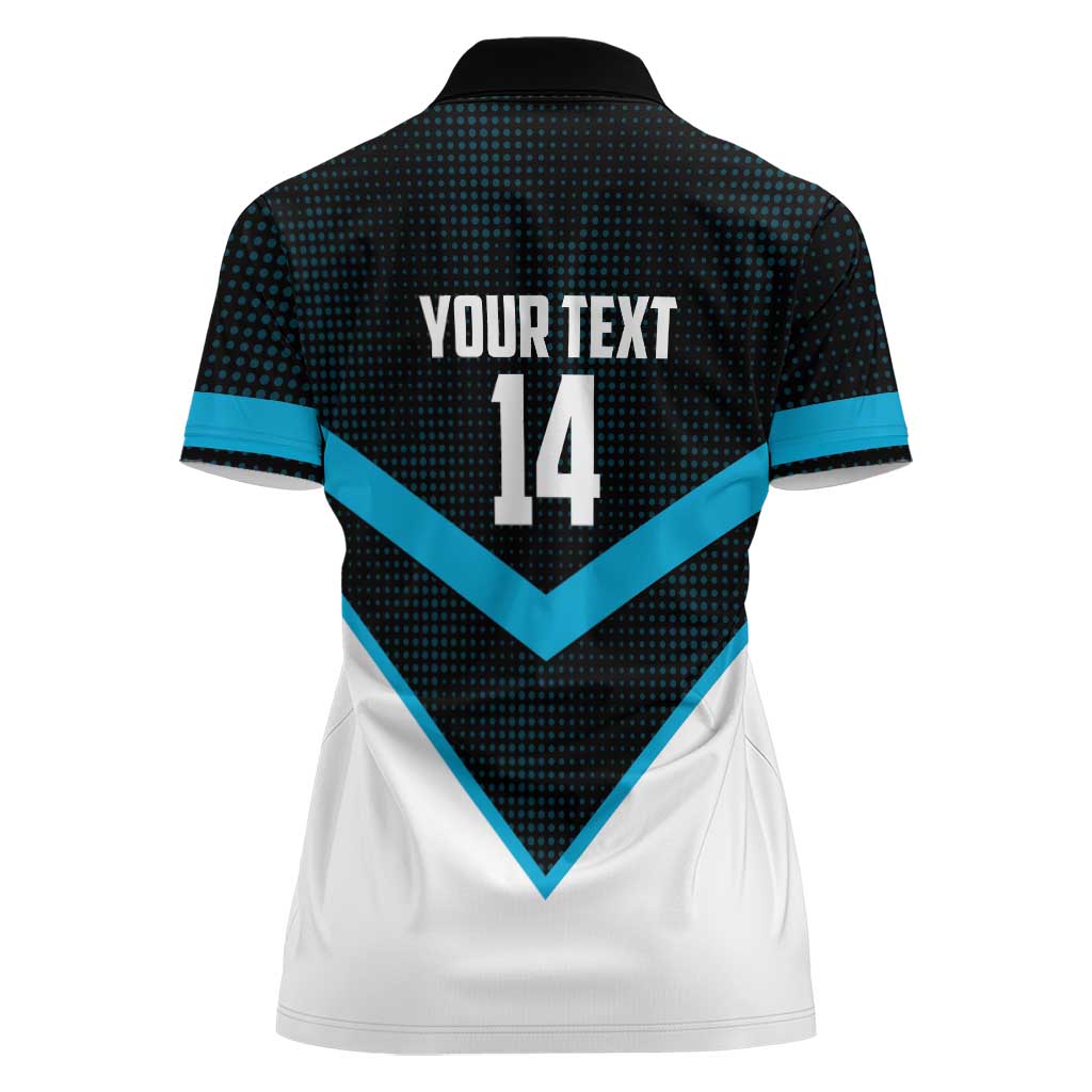 Cronulla-Sutherland Sharks Custom Women Polo Shirt Go Sharkies 2026 Version