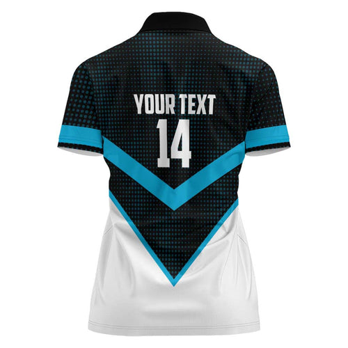 Cronulla-Sutherland Sharks Custom Women Polo Shirt Go Sharkies 2026 Version