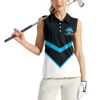 Cronulla-Sutherland Sharks Custom Women Sleeveless Polo Shirt Go Sharkies 2026 Version