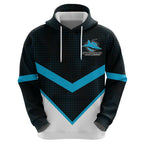 Cronulla-Sutherland Sharks Custom Zip Hoodie Go Sharkies 2026 Version
