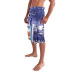 Christmas In July Australia Lavalava Santa Surfboard Sydney Opera House - Blue