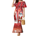 Christmas In July Australia Mermaid Dress Santa Surfboard Sydney Opera House - Red