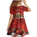 Australia Christmas In July Family Matching Mermaid Dress and Hawaiian Shirt Echidna Santa Claus
