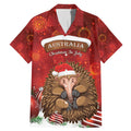 Australia Christmas In July Family Matching Mermaid Dress and Hawaiian Shirt Echidna Santa Claus