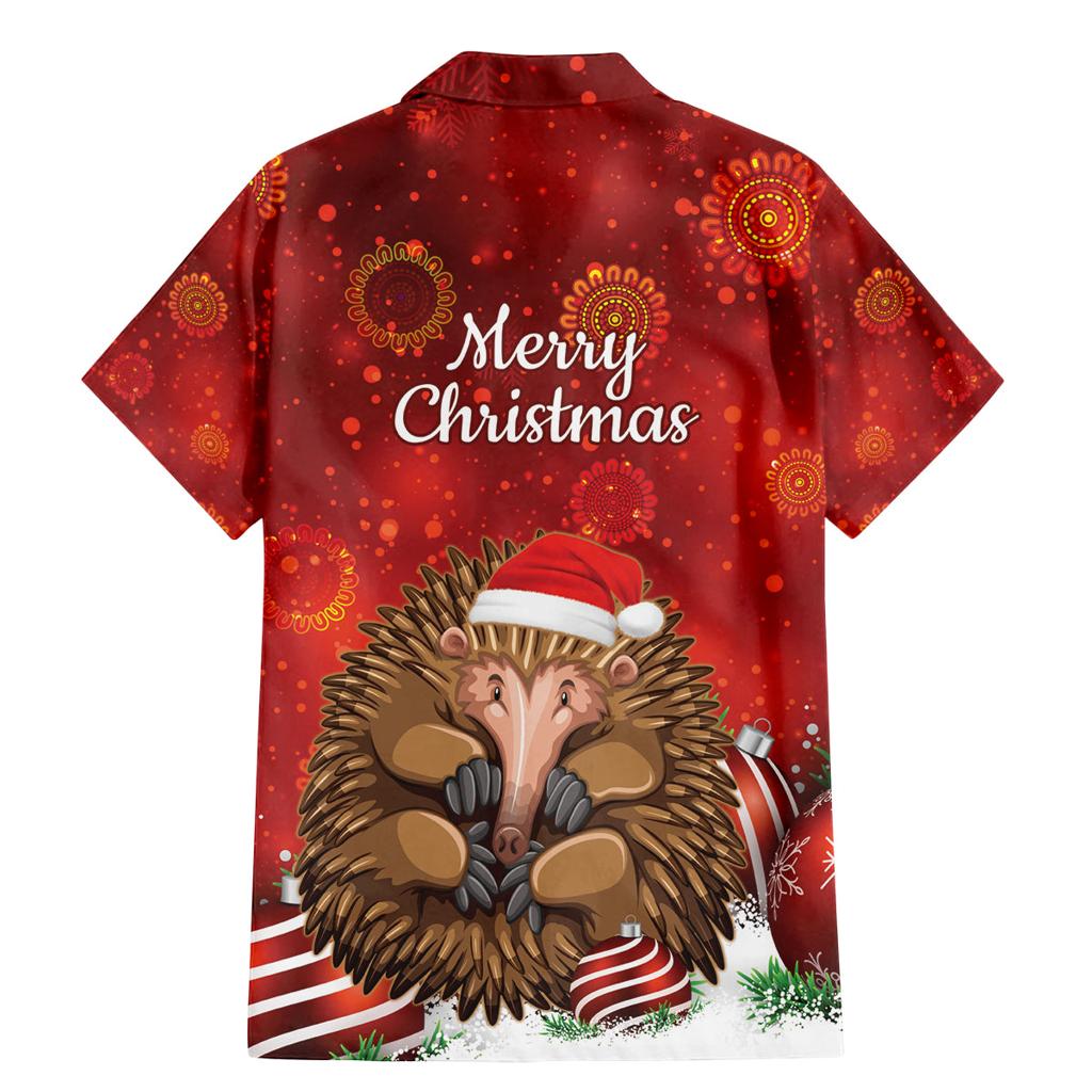 Australia Christmas In July Family Matching Mermaid Dress and Hawaiian Shirt Echidna Santa Claus