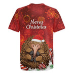 Australia Christmas In July Rugby Jersey Echidna Santa Claus