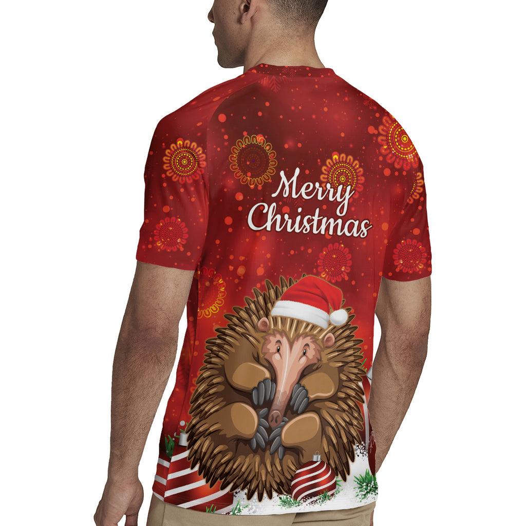 Australia Christmas In July Rugby Jersey Echidna Santa Claus
