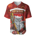 Australia Koala Baseball Jersey Christmas In July - Red