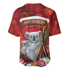 Australia Koala Baseball Jersey Christmas In July - Red