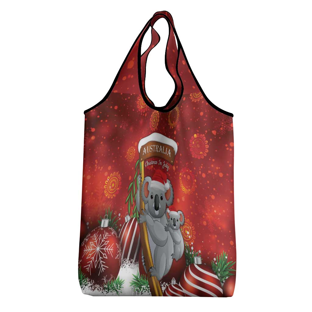 Australia Koala Grocery Bag Christmas In July - Red