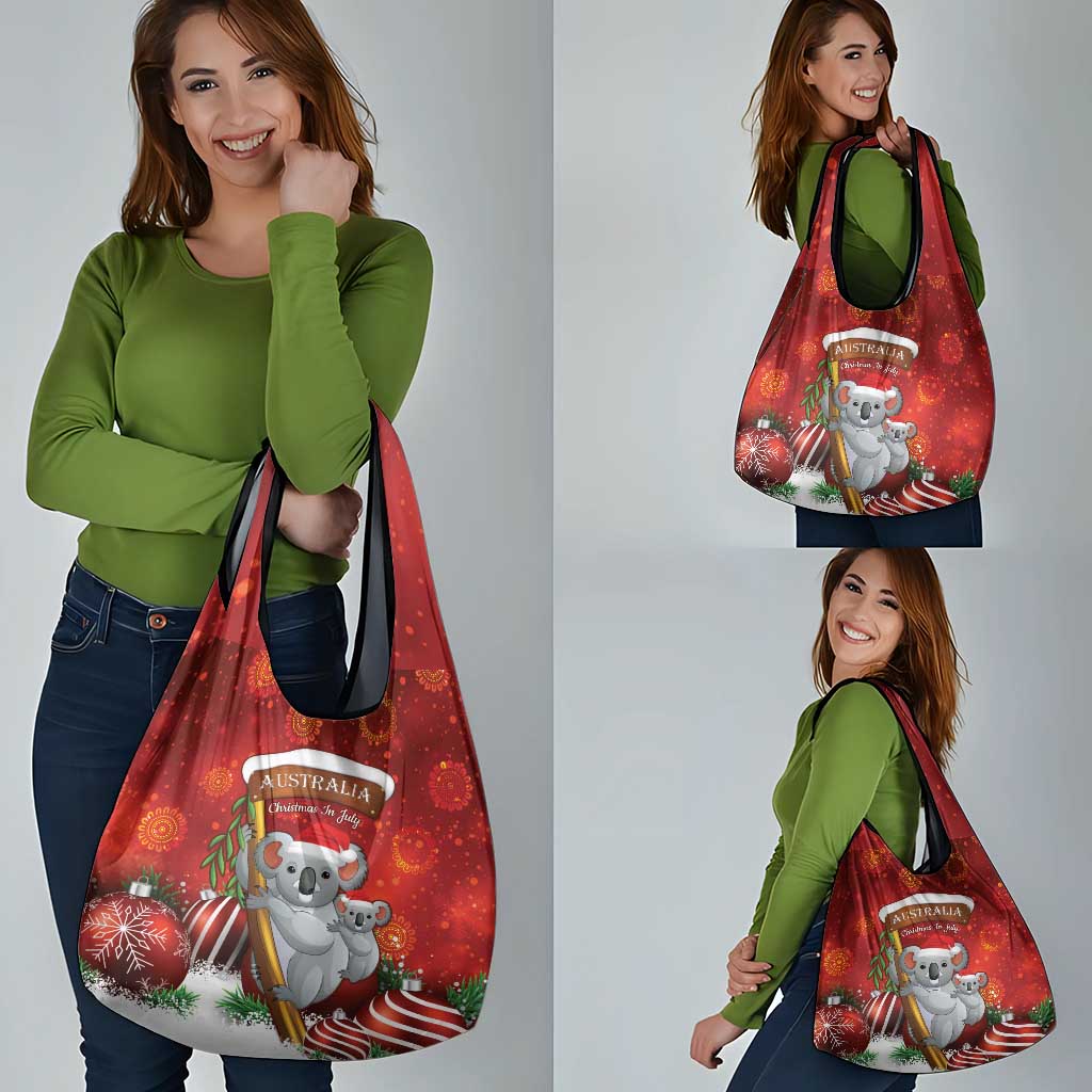 Australia Koala Grocery Bag Christmas In July - Red