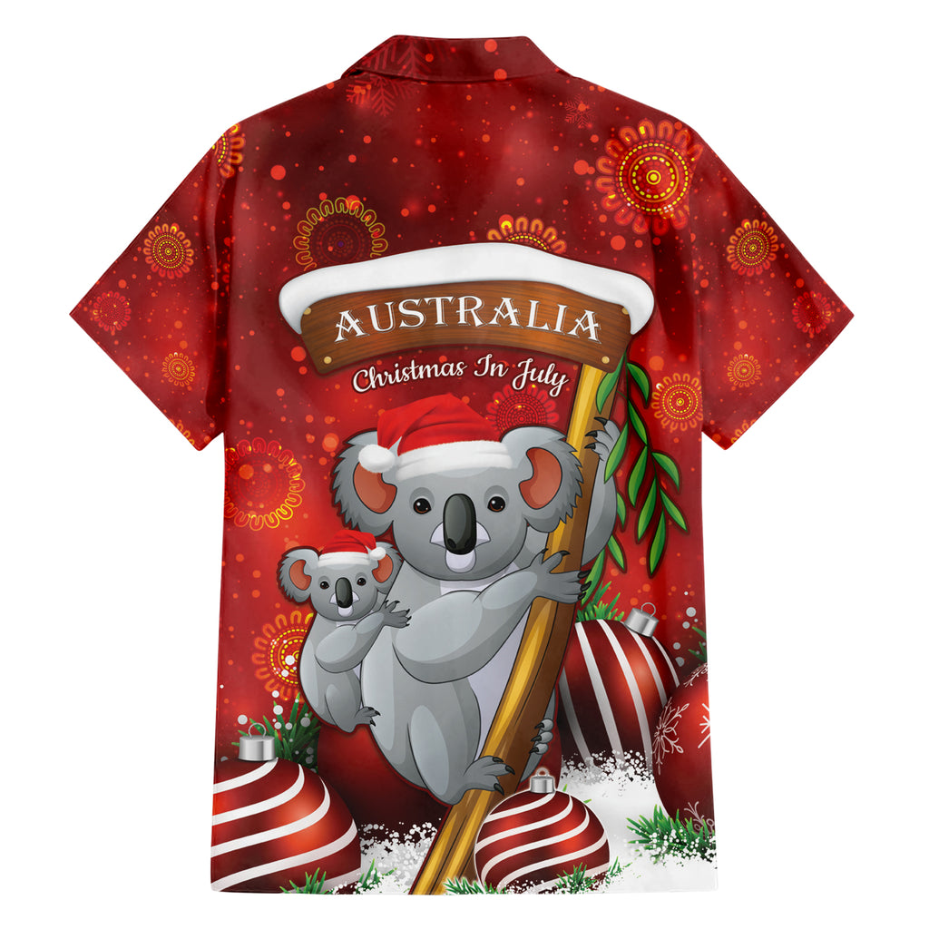 Australia Koala Hawaiian Shirt Christmas In July - Red