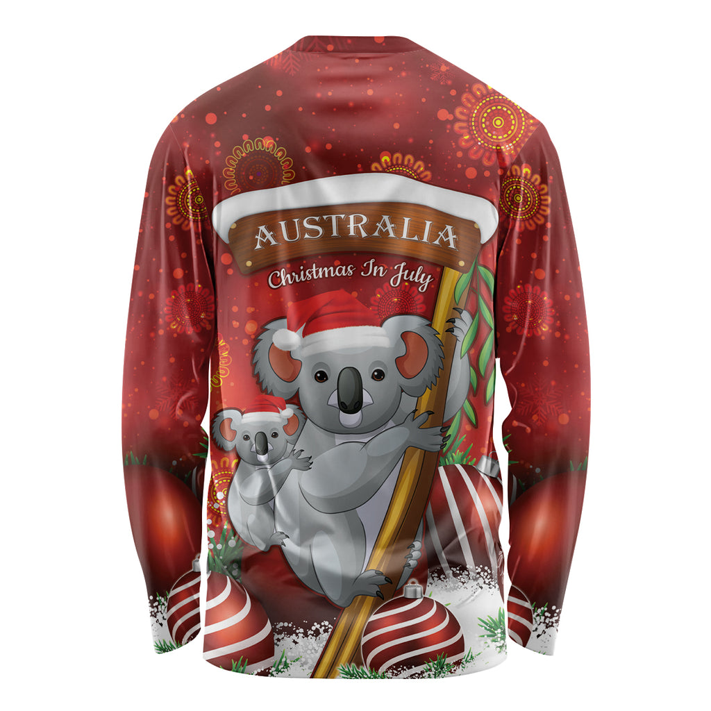 Australia Koala Long Sleeve Shirt Christmas In July - Red