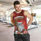 Australia Koala Men Tank Top Christmas In July - Red