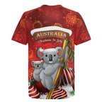 Australia Koala Rugby Jersey Christmas In July - Red