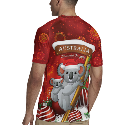 Australia Koala Rugby Jersey Christmas In July - Red