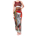 Australia Koala Tank Maxi Dress Christmas In July - Red