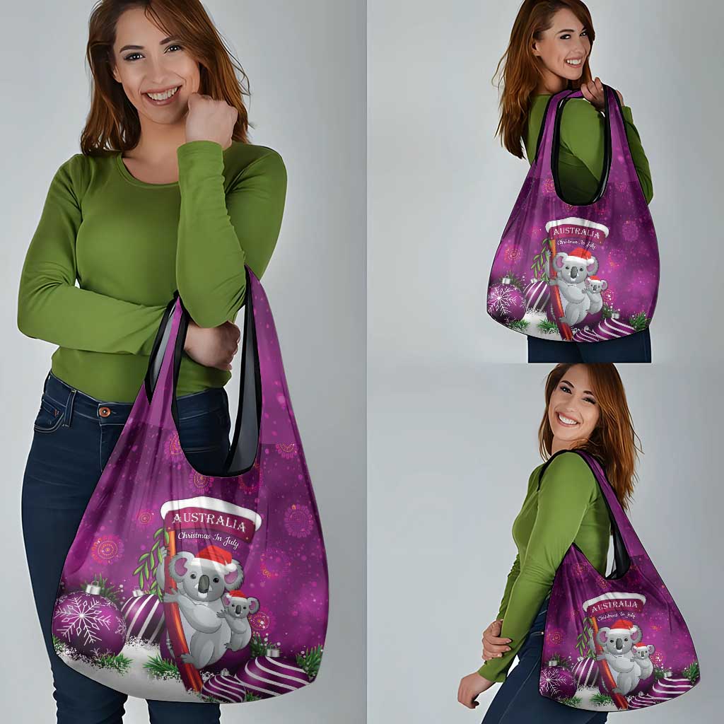 Australia Koala Grocery Bag Christmas In July - Purple