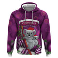 Australia Koala Hoodie Christmas In July - Purple