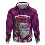 Australia Koala Hoodie Christmas In July - Purple