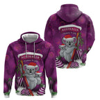 Australia Koala Hoodie Christmas In July - Purple