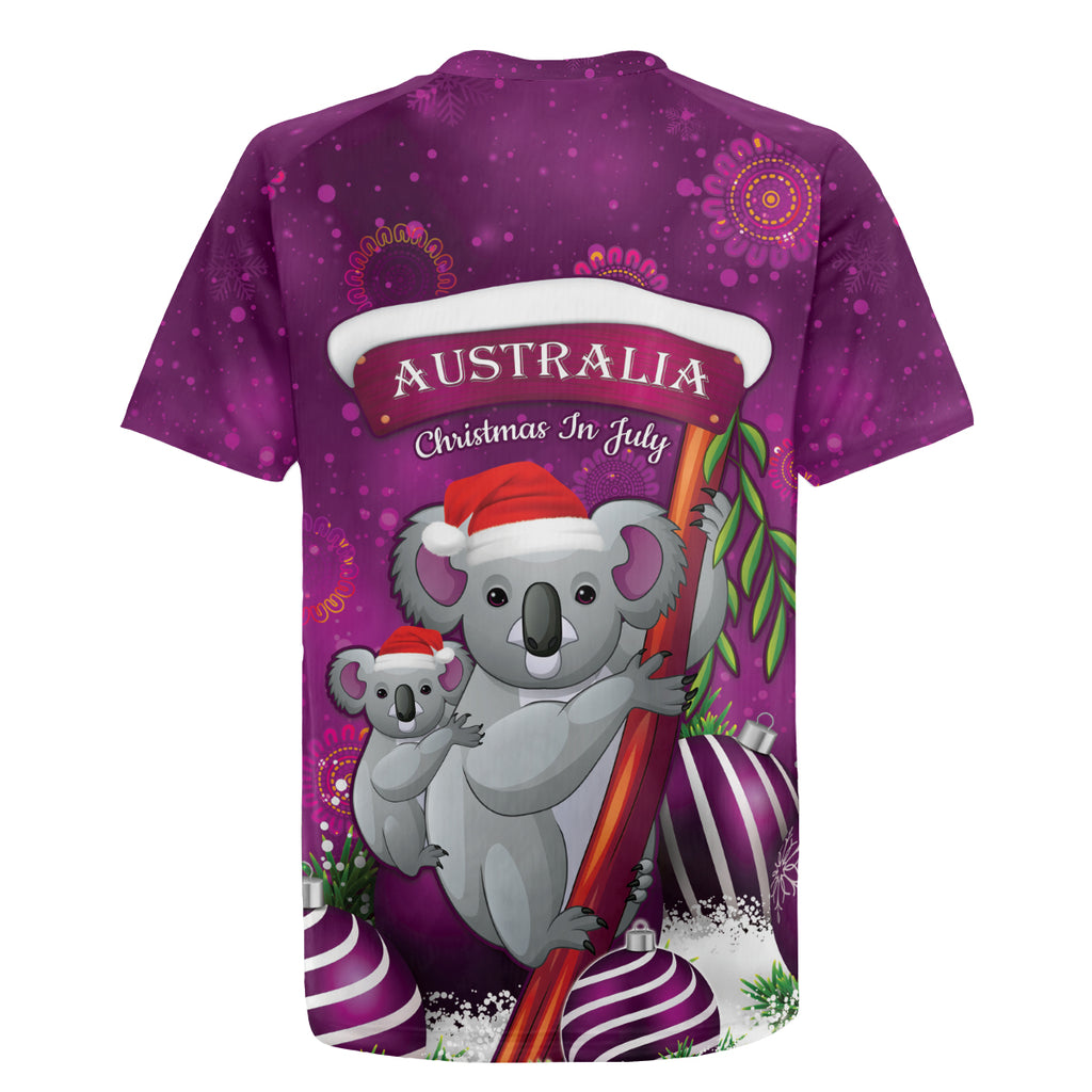 Australia Koala Rugby Jersey Christmas In July - Purple