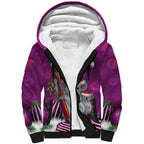 Australia Koala Sherpa Hoodie Christmas In July - Purple