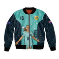 Australia Soccer Bomber Jacket Raso Matildas Turquoise Version