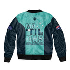 Australia Soccer Bomber Jacket Raso Matildas Turquoise Version