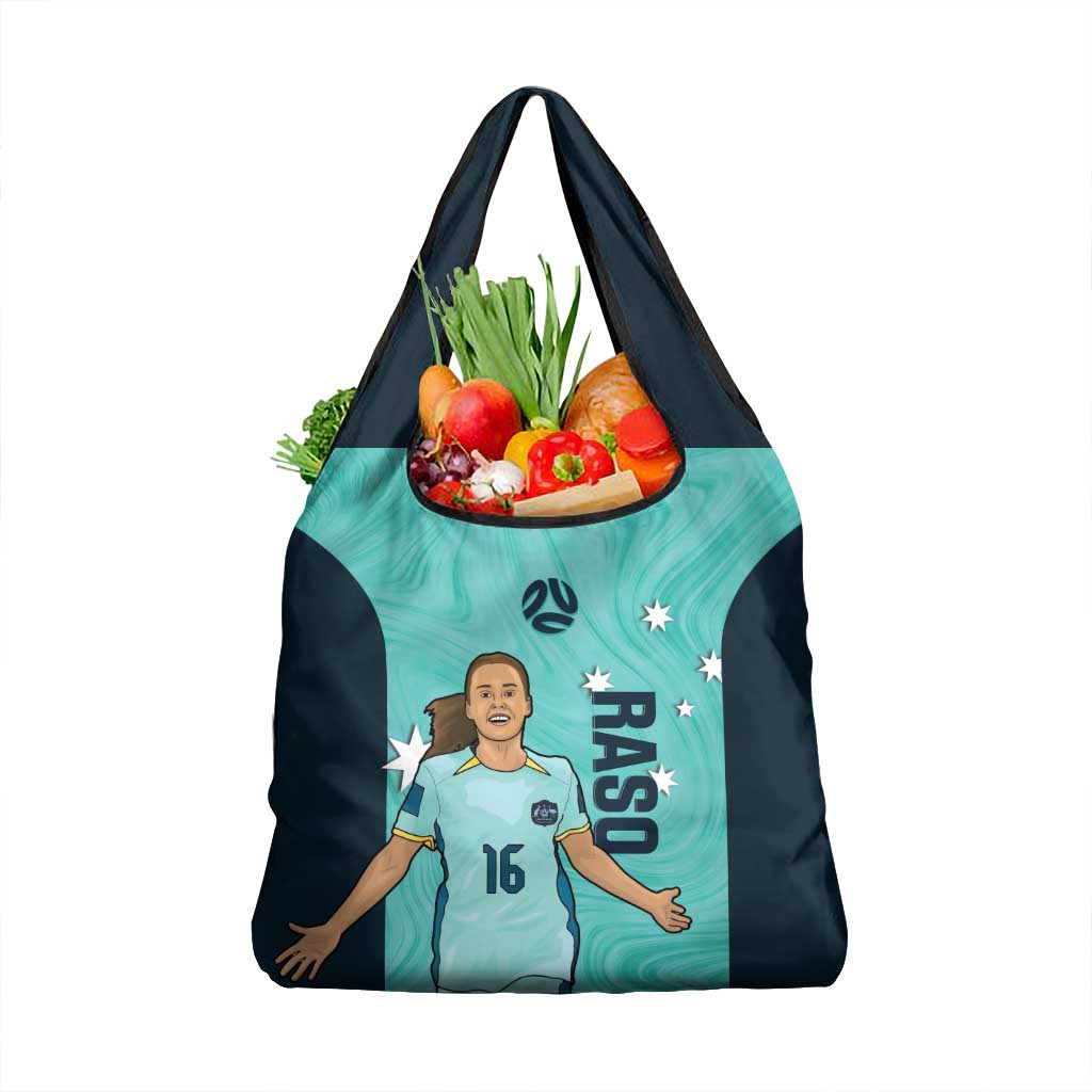 Australia Soccer Grocery Bag Raso Matildas Turquoise Version
