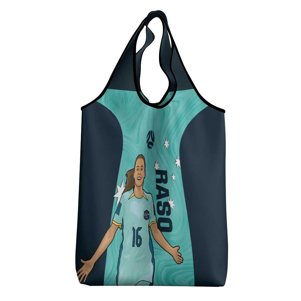 Australia Soccer Grocery Bag Raso Matildas Turquoise Version