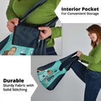 Australia Soccer Grocery Bag Raso Matildas Turquoise Version