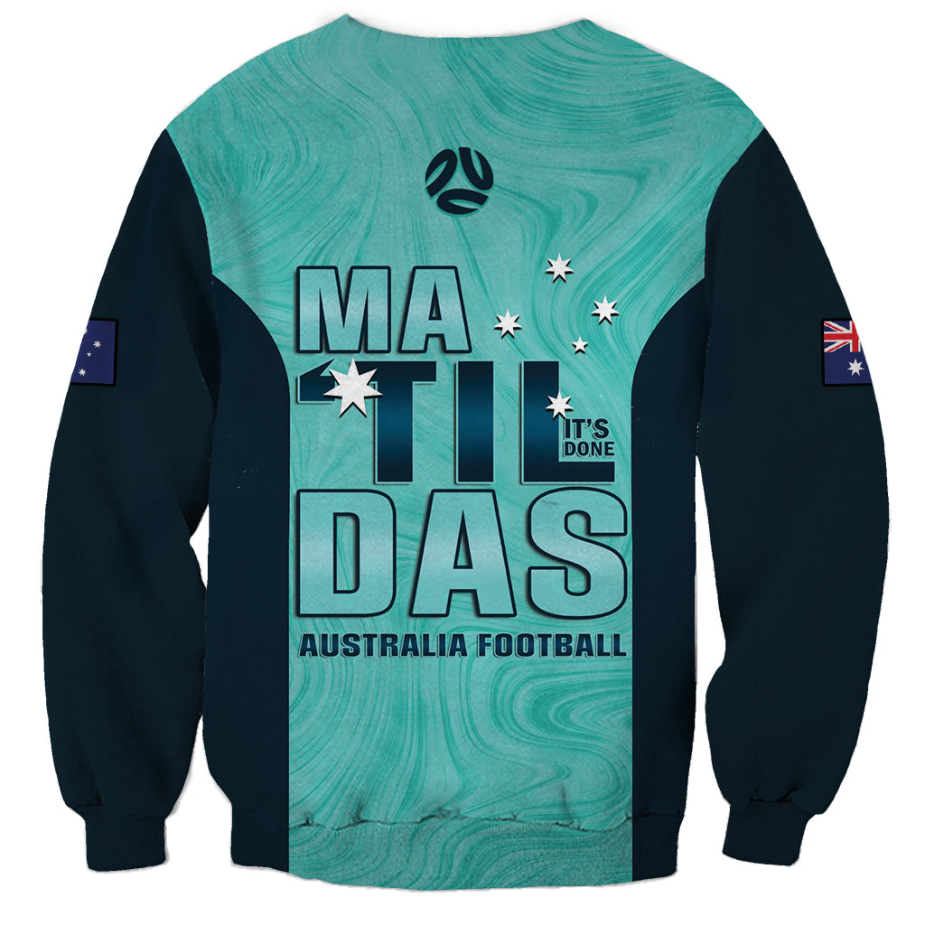 Australia Soccer Sweatshirt Raso Matildas Turquoise Version