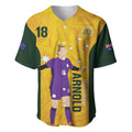Australia Soccer Baseball Jersey Arnold Matildas Gold Version