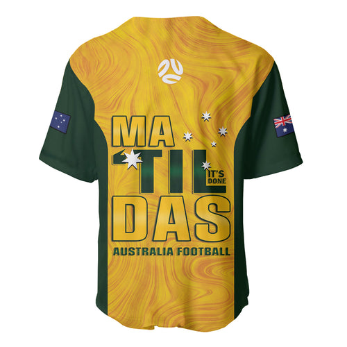 Australia Soccer Baseball Jersey Arnold Matildas Gold Version
