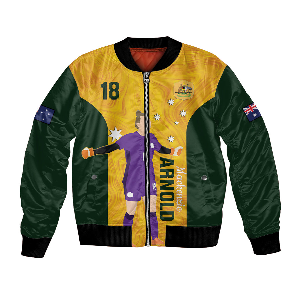 Australia Soccer Bomber Jacket Arnold Matildas Gold Version