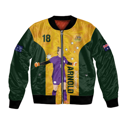 Australia Soccer Bomber Jacket Arnold Matildas Gold Version