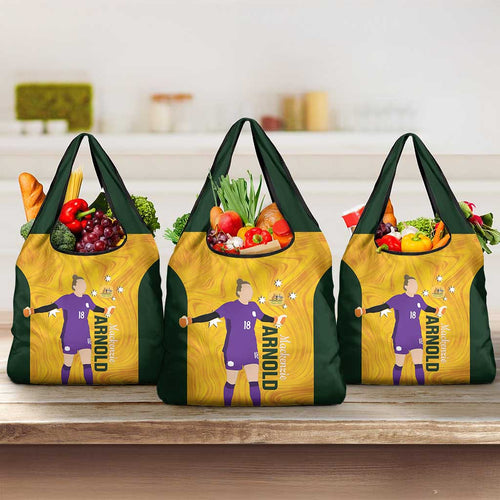 Australia Soccer Grocery Bag Arnold Matildas Gold Version