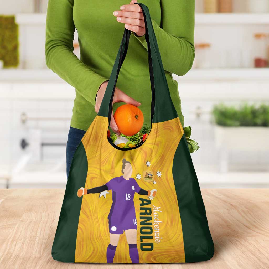 Australia Soccer Grocery Bag Arnold Matildas Gold Version