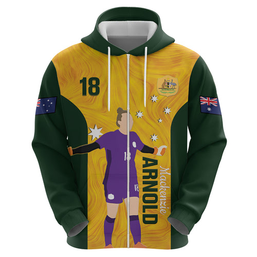 Australia Soccer Hoodie Arnold Matildas Gold Version