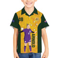 Australia Soccer Kid Hawaiian Shirt Arnold Matildas Gold Version