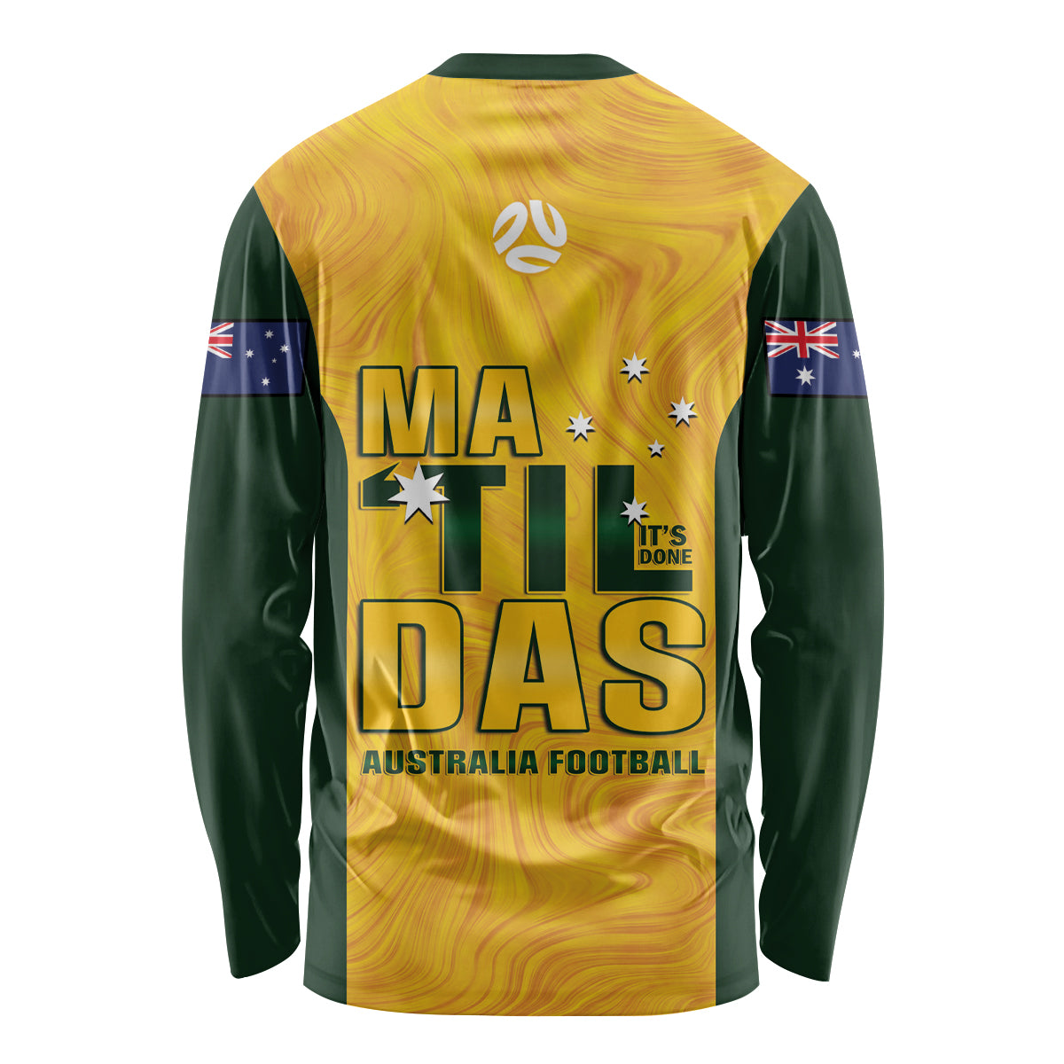 Australia Soccer Long Sleeve Shirt Arnold Matildas Gold Version