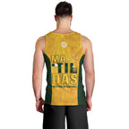 Australia Soccer Men Tank Top Arnold Matildas Gold Version